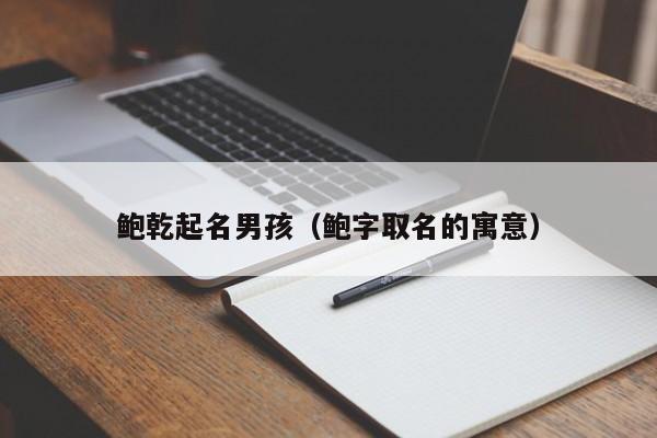 鲍乾起名男孩(鲍字取名的寓意)